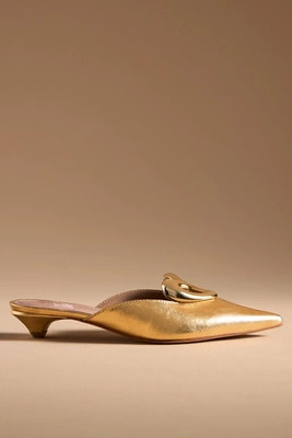 Maeve Heart Mule Heels | Anthropologie (US)