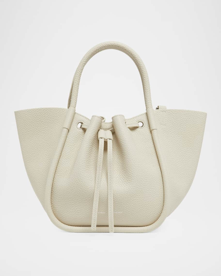 Proenza Schouler Small Ruched Grain Leather Tote Bag | Neiman Marcus