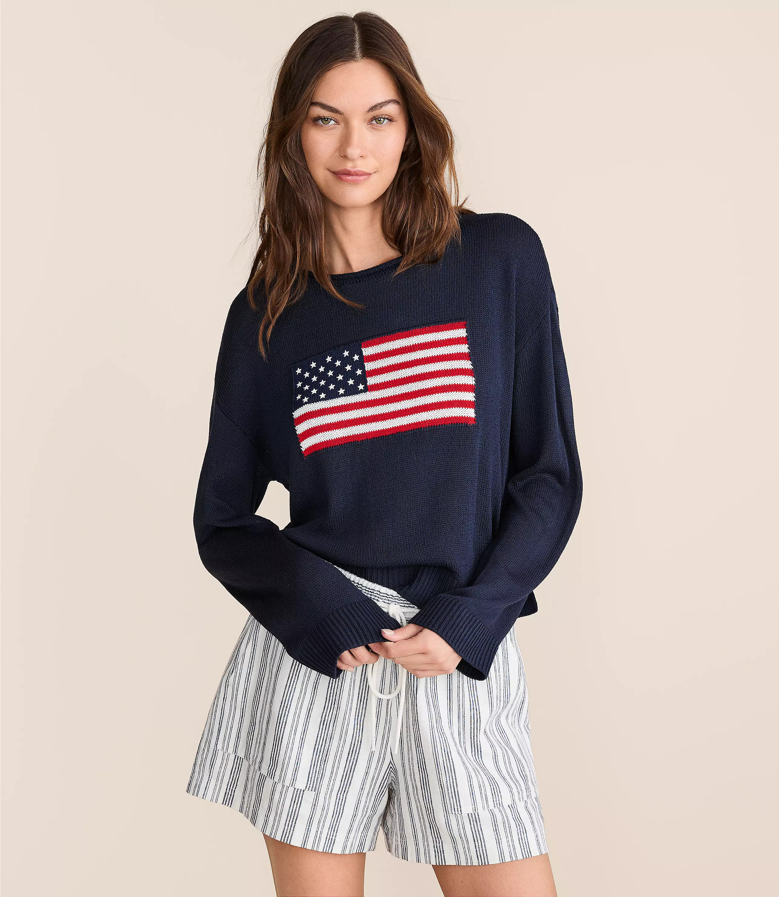 Lou & Grey American Flag Sweater | LOFT