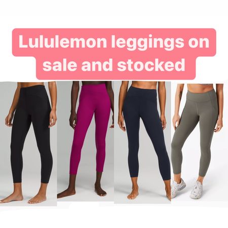 Lululemon leggings in stock and on sale! #lululemon #leggings #workout #fitness 

#LTKSale #LTKfit #LTKunder50