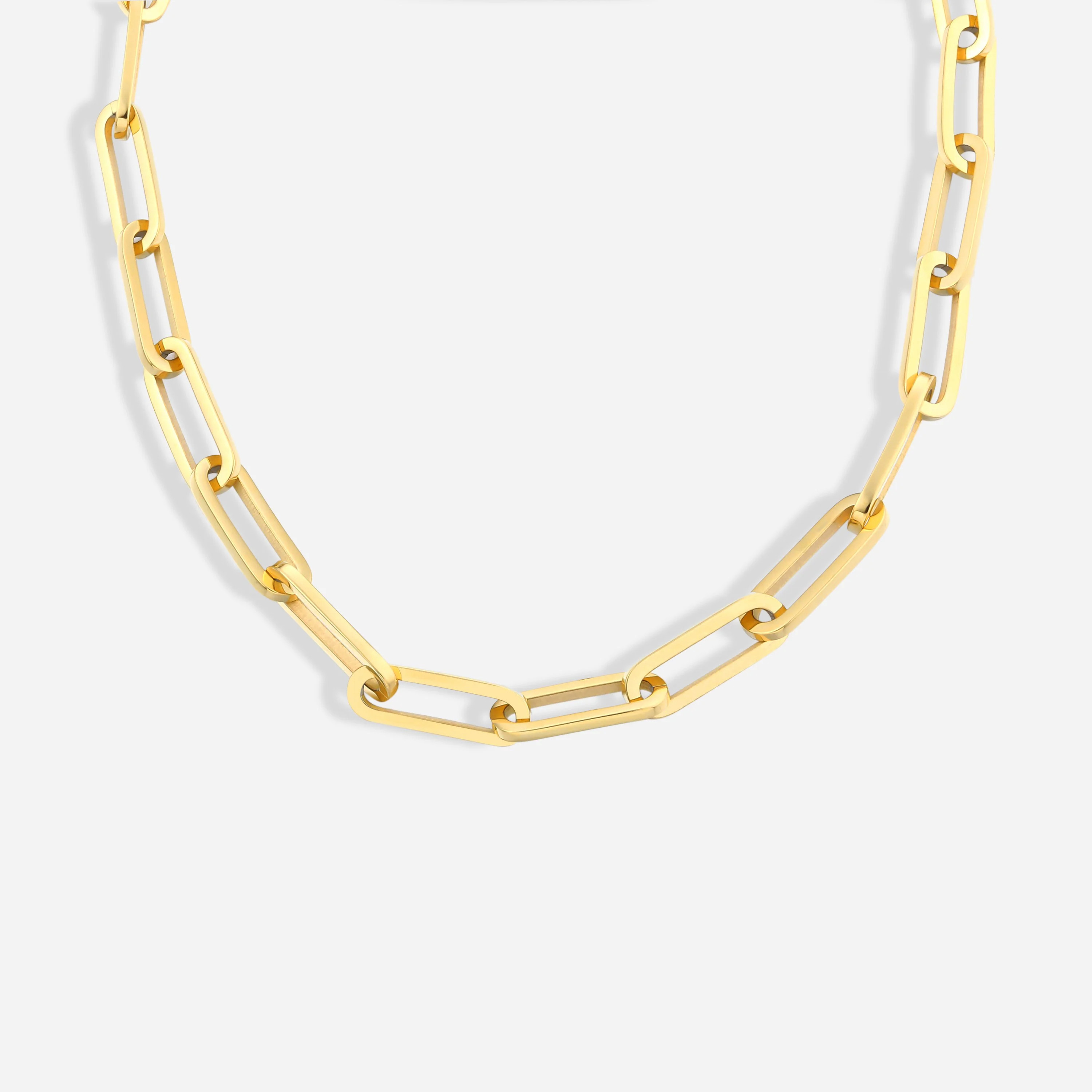 Paperclip Link Chain Necklace | Victoria Emerson