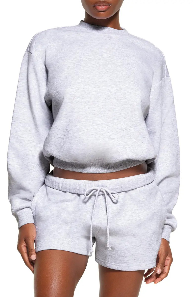 Cotton Blend Fleece Classic Crew Sweatshirt | Nordstrom