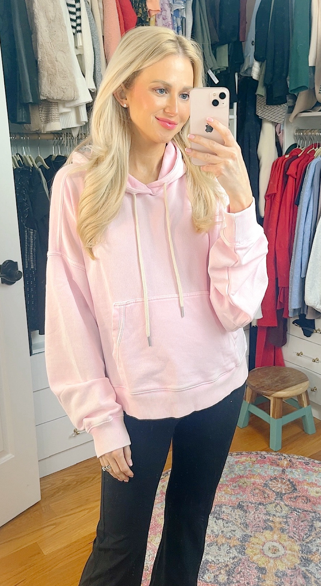 Comfy and lightweight hoodie perfect for going into spring - I sized up to a medium for the bump. 

#LTKBump #LTKFindsUnder50 #LTKSaleAlert