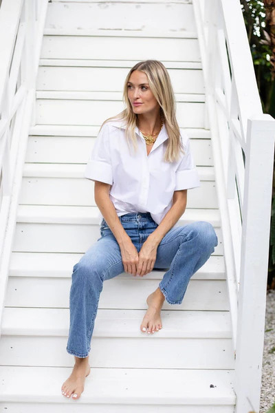 The Antibes Shirt - Blanc | Julia Amory