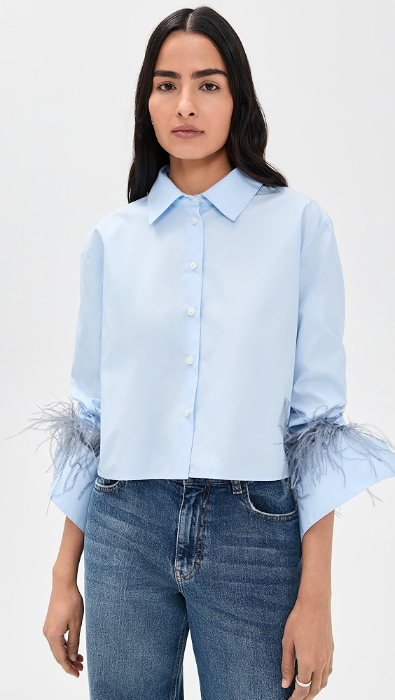 Largaux Feather Top | Shopbop