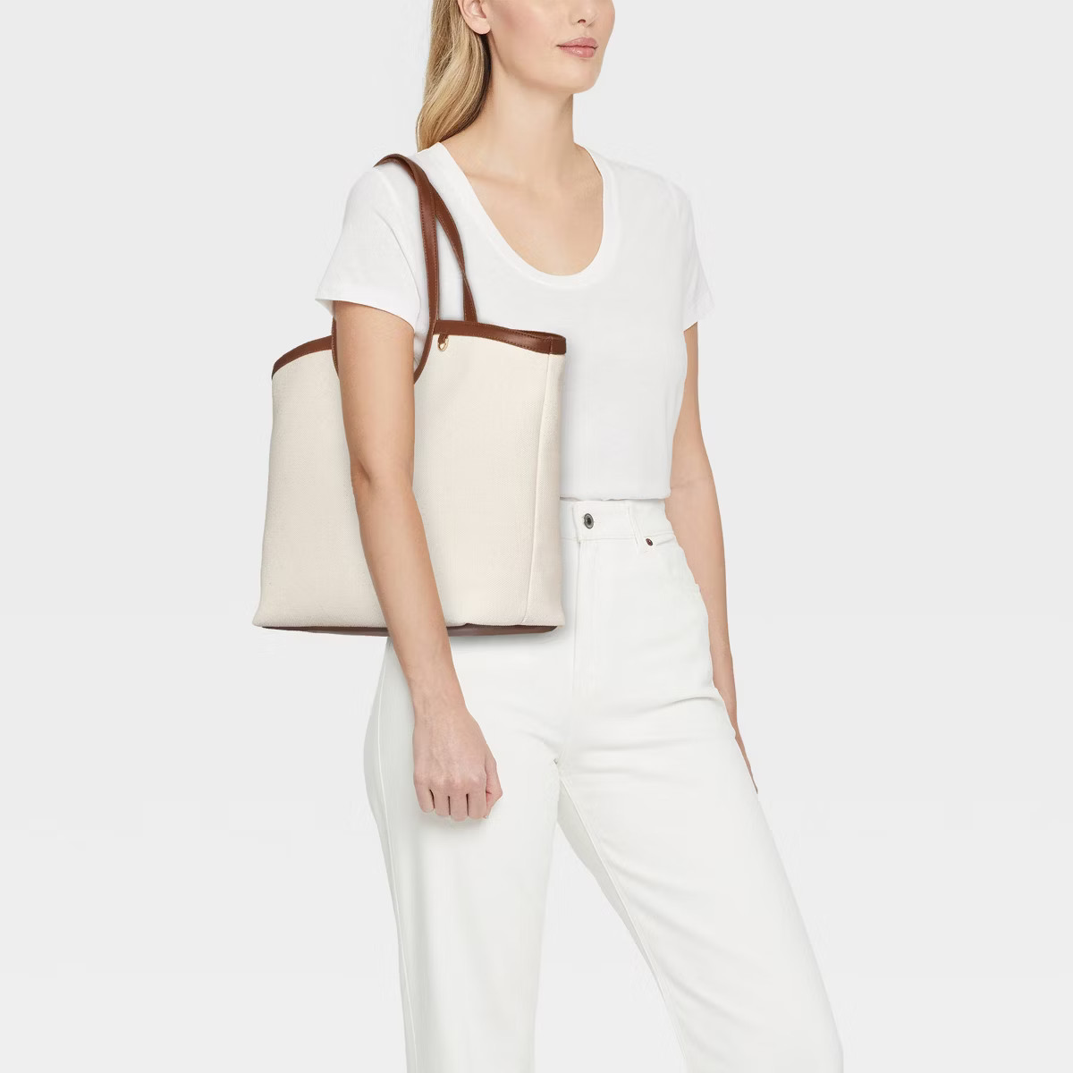 XL Cut Out Tote Handbag - A New Day™ | Target