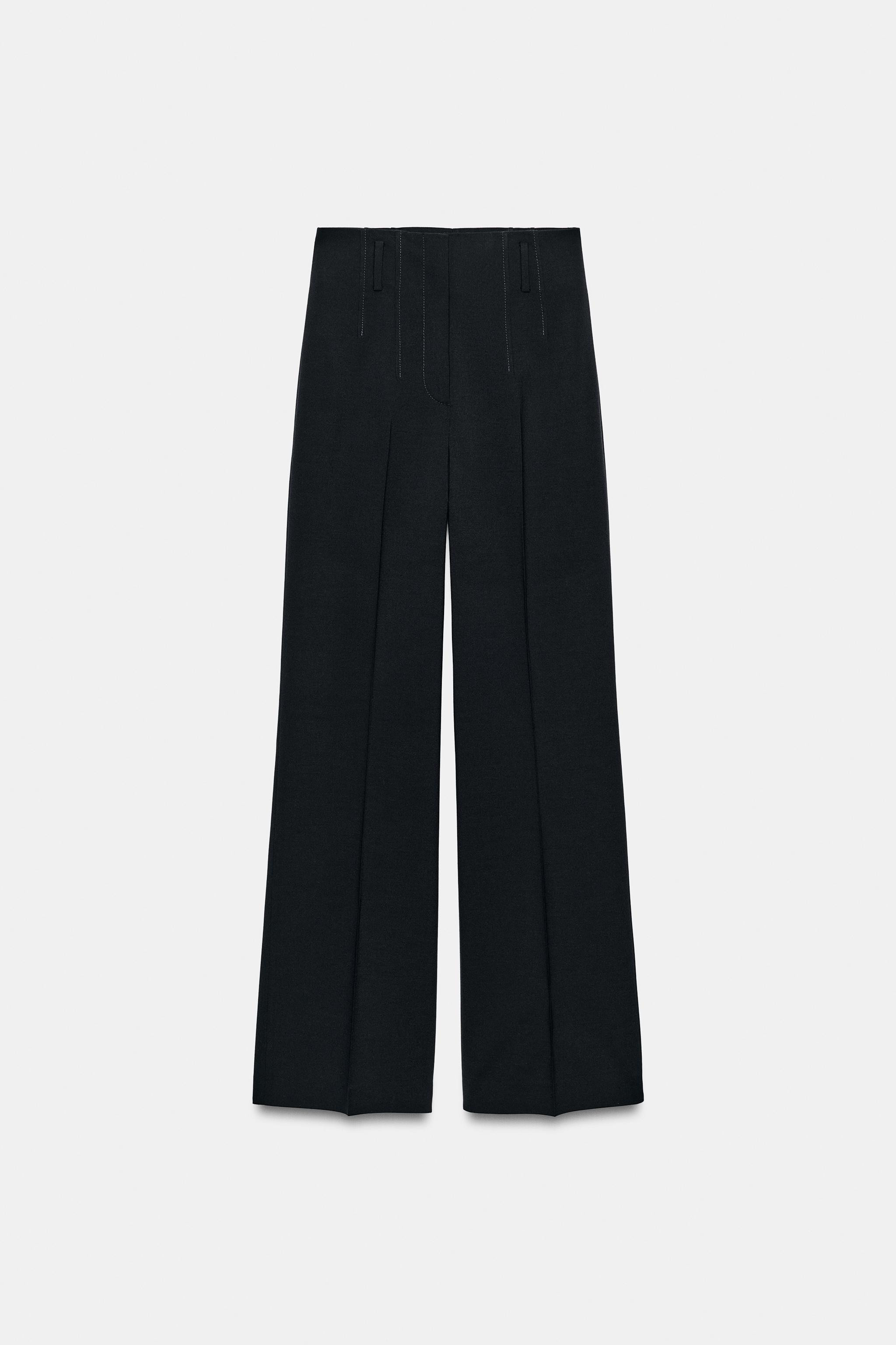 HIGH-WAISTED WOOL PANTS ZW COLLECTION | Zara US