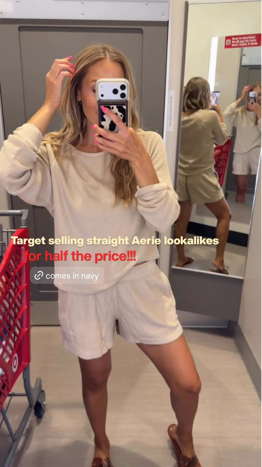 ✨SCROLL TO SHOP✨
The summer lounge set you’ll be happy you snagged! Giving Aerie vibes! 

Wearing size s / my tts 
5’5” | 120 ish lbs

#LTKdayinmylife #LTKgrwm #LTKootd
