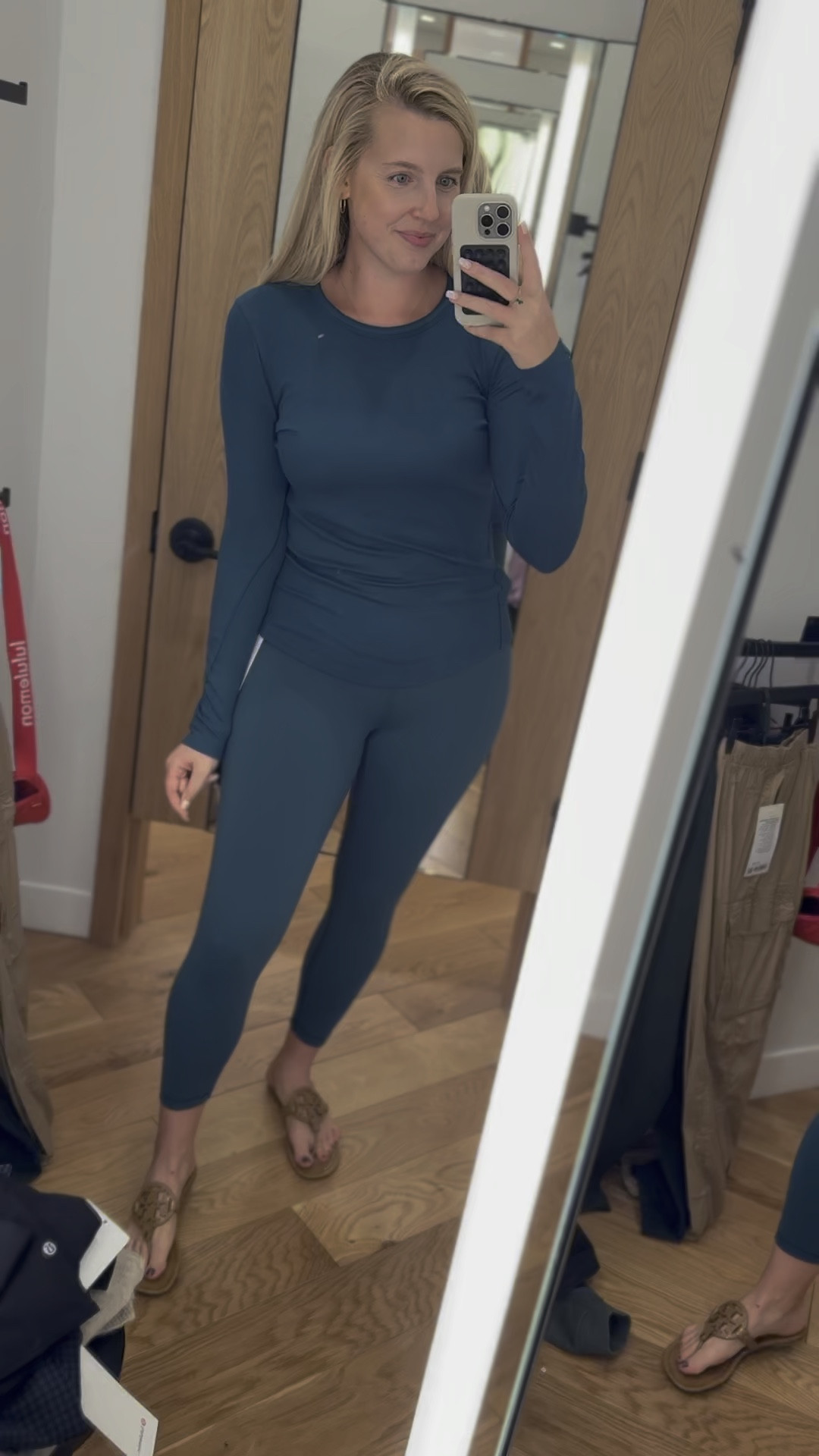 Love this matching set to workout in or for athleisure 
Top - 12
Leggings - 10
Long sleeve workout top, activewear, athleisure, Wunder Under leggings

#LTKFitness #LTKSeasonal #LTKMidsize