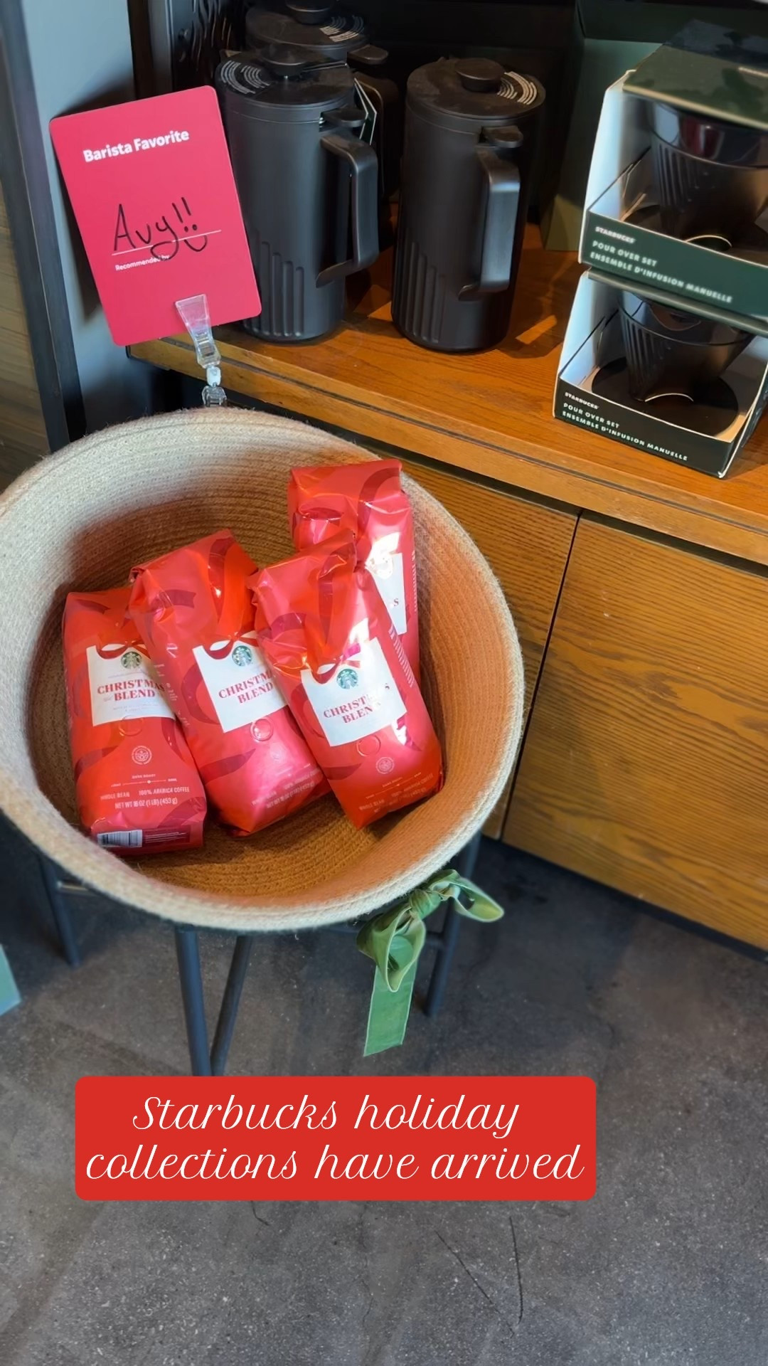 Starbucks has a little bit of everything, from coffee and tea to cute holiday cups and tumblers. 