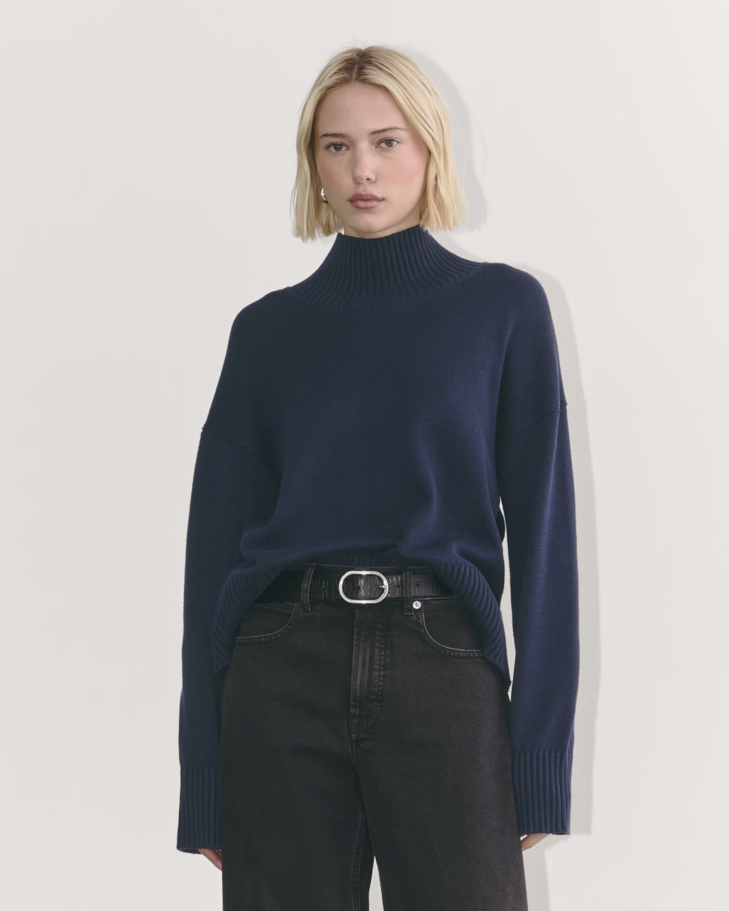 The Boxy Turtleneck in Everyday Cotton | Everlane