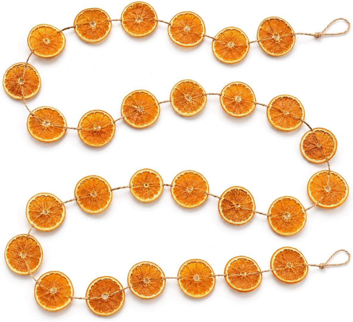 Julyxi Dried Orange Garland, 10 Ft Natural Citrus Christmas Decor | Amazon (US)