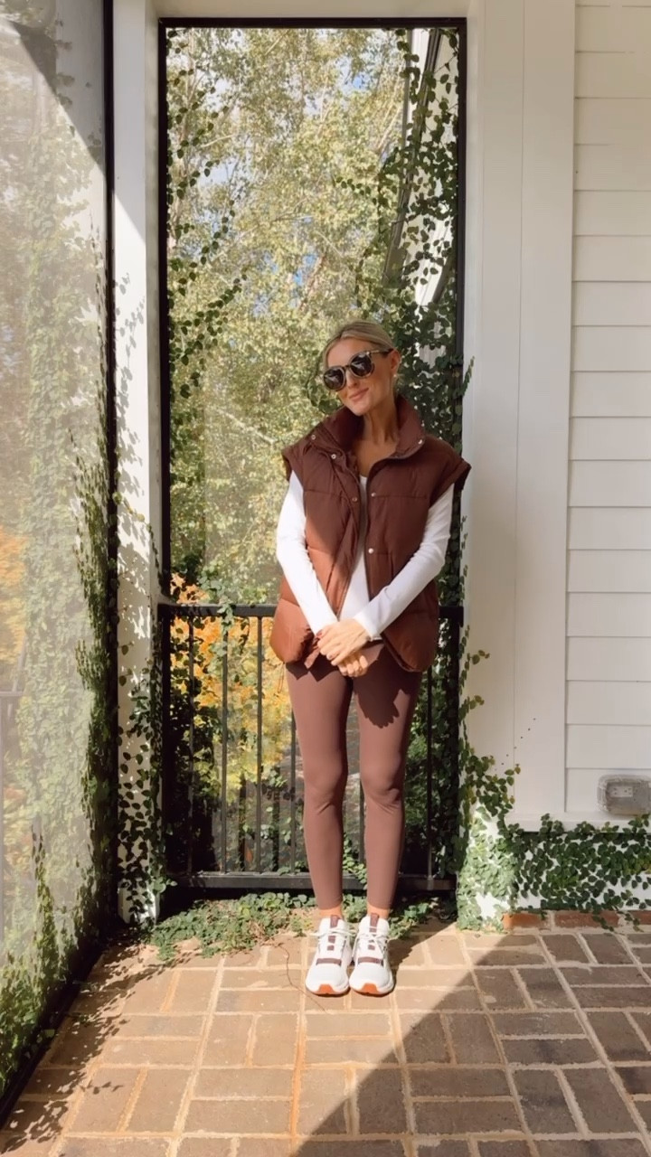 Cozy and coordinated, this brown puffer vest and leggings combo from Amazon is the ultimate fall outfit—comfortable, flattering, and perfect for layering all season long! Wearing XS in the vest & S in the leggings.

#AmazonFashion #PufferVest #BrownLeggings #FallFashion #WardrobeStaples #EverydayChic #EffortlessStyle #ClassicStyle #LTKStyle #FallOutfitInspo #AmazonFinds

#LTKSaleAlert #LTKFindsUnder50 #LTKActive