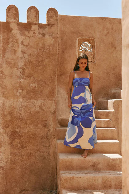Tasmin Dress - Valley Blue | Sabo Skirt US
