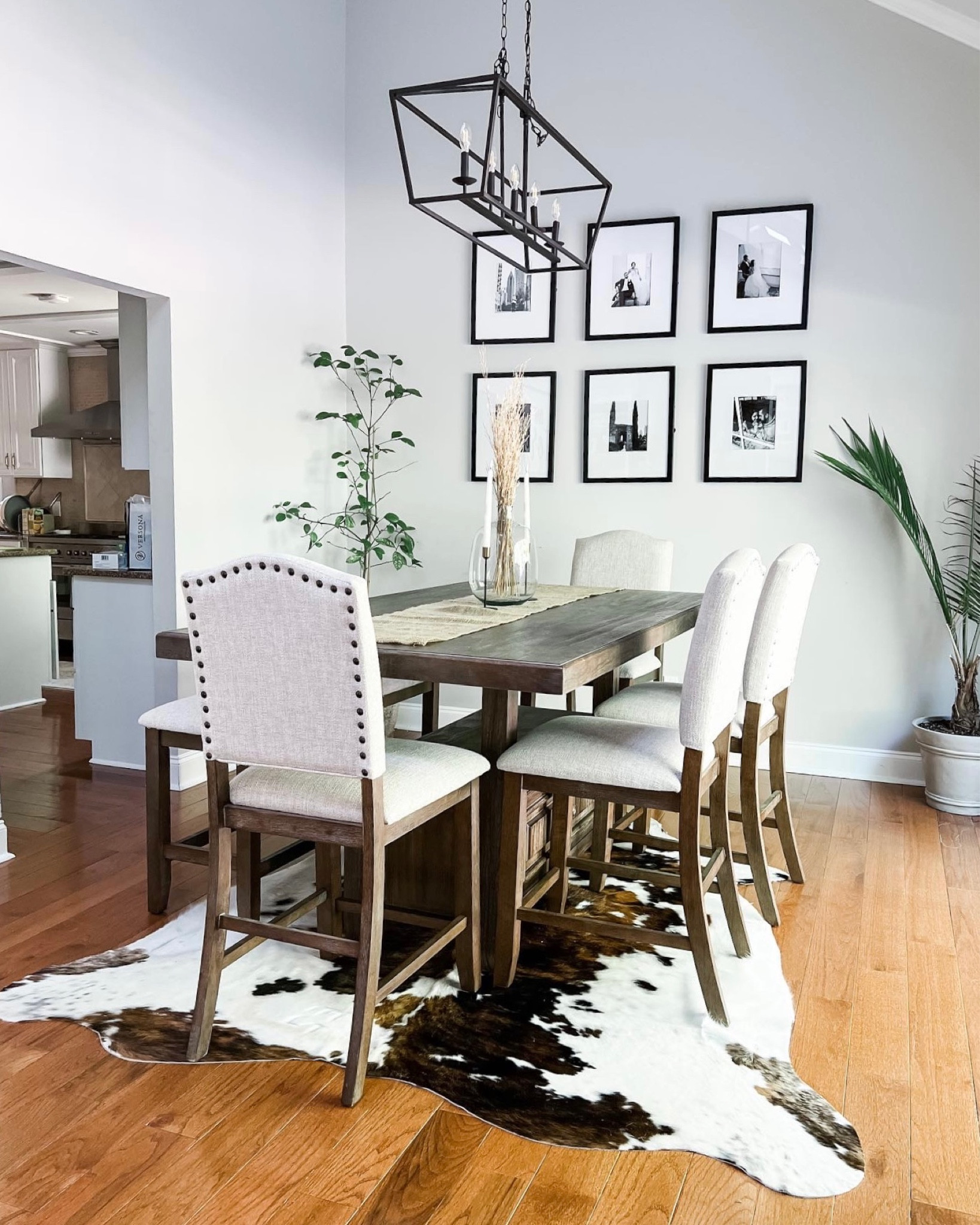 Dining room table / home / house / cowhide 

#LTKhome #LTKstyletip
