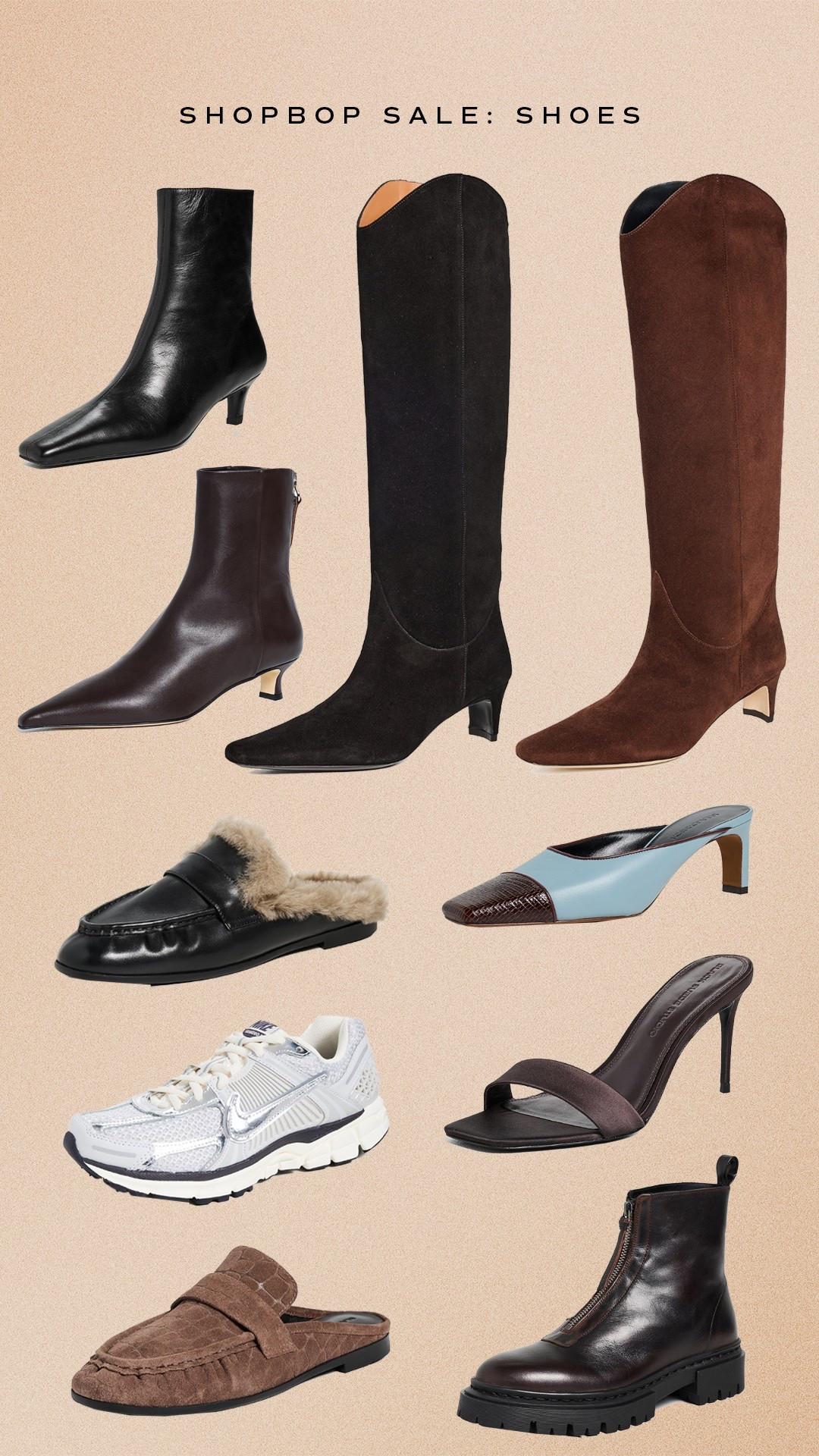 Shopbop Sale: Shoes 

15% off $200+ | 20% off $500+ | 25% off $800+