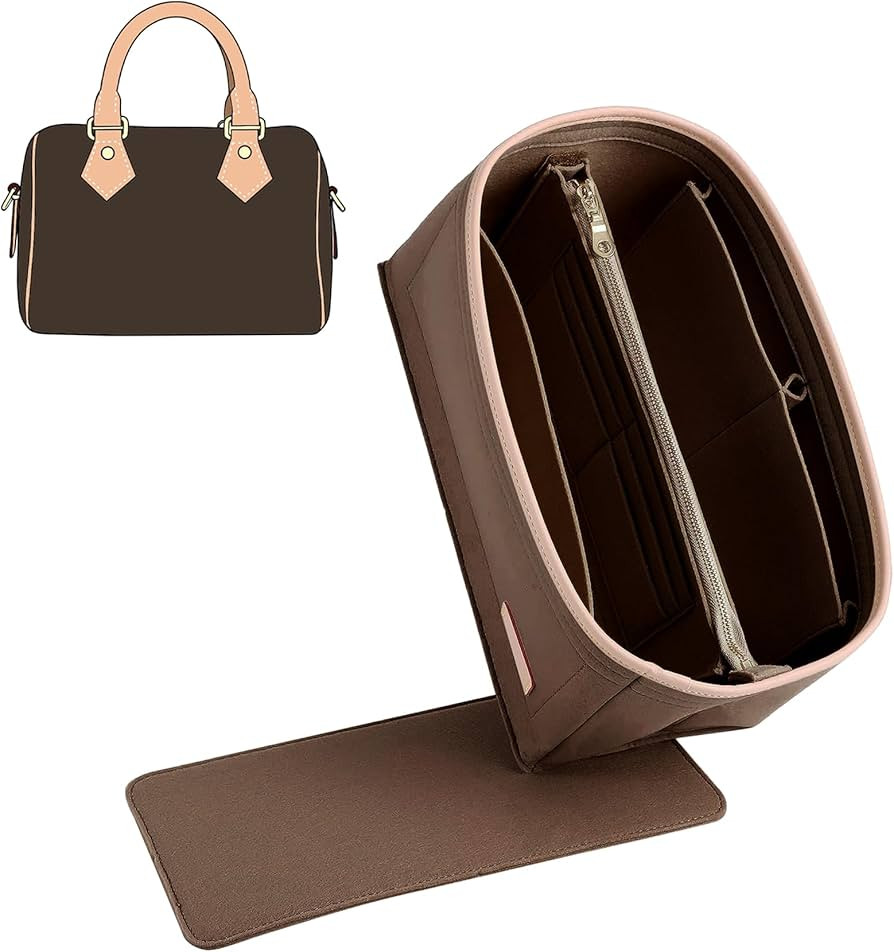 Purse Organizer Insert Compatible with LV Speedy 25 Bag Insert,Premium Felt Lightweight 25 Bag Or... | Amazon (US)