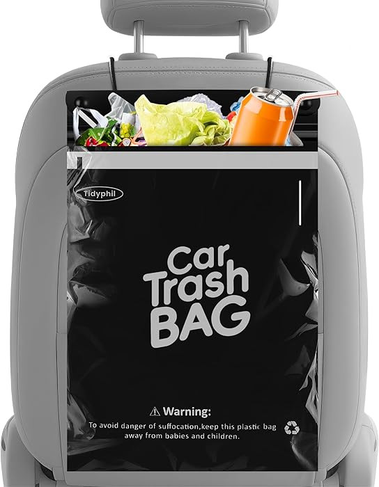 150 Bags Tidyphil Hanging Car Trash Bags Disposable, Leak-proof, Odor Seal. 2 Gallon Car Garbage ... | Amazon (US)