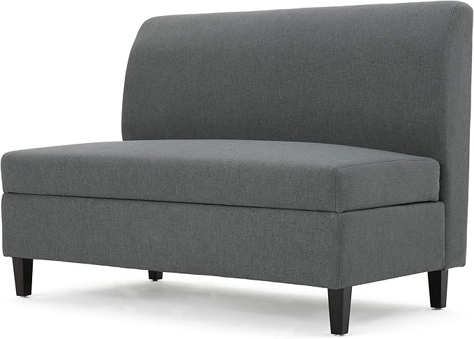 Christopher Knight Home Tovah Toro Versatile Modern Fabric Storage Loveseat (Charcoal) | Amazon (US)
