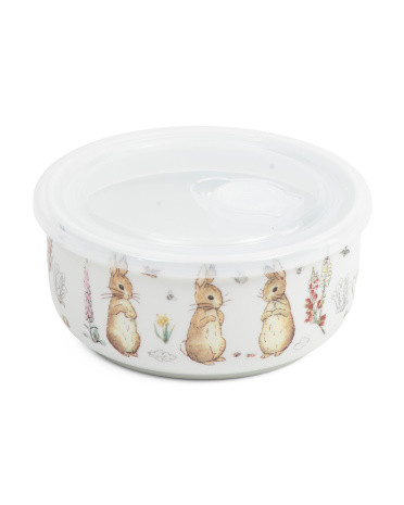 Peter Rabbit Classic Small Ceramic Covered Bowl | TJ Maxx