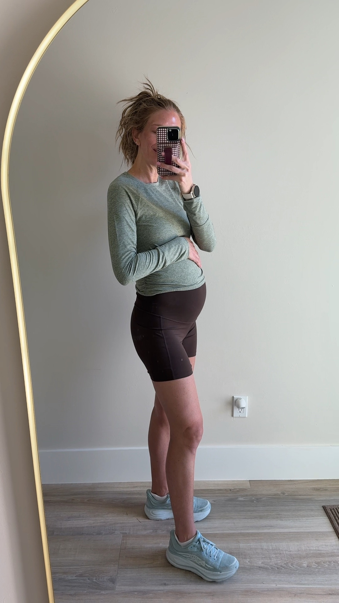 The best maternity biker shorts! The only ones I’ll wear an have worn with both pregnancies. Wore these on my walk. Not restricting but stay up. Size small in everything 

#LTKfitnessgoals #LTKBump #LTKActive