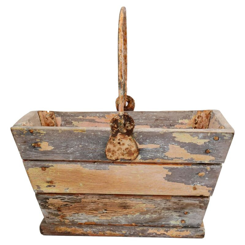 Antique French Garden Trug/Basket | One Kings Lane