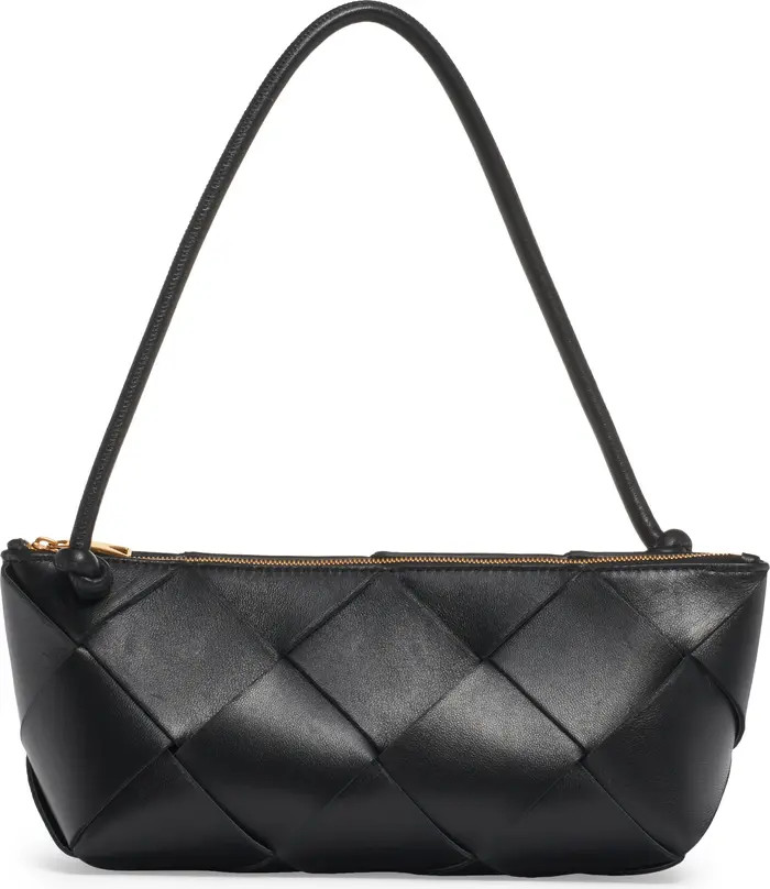 Bottega Veneta Exploded Intreccio Leather Shoulder Pouch | Nordstrom | Nordstrom