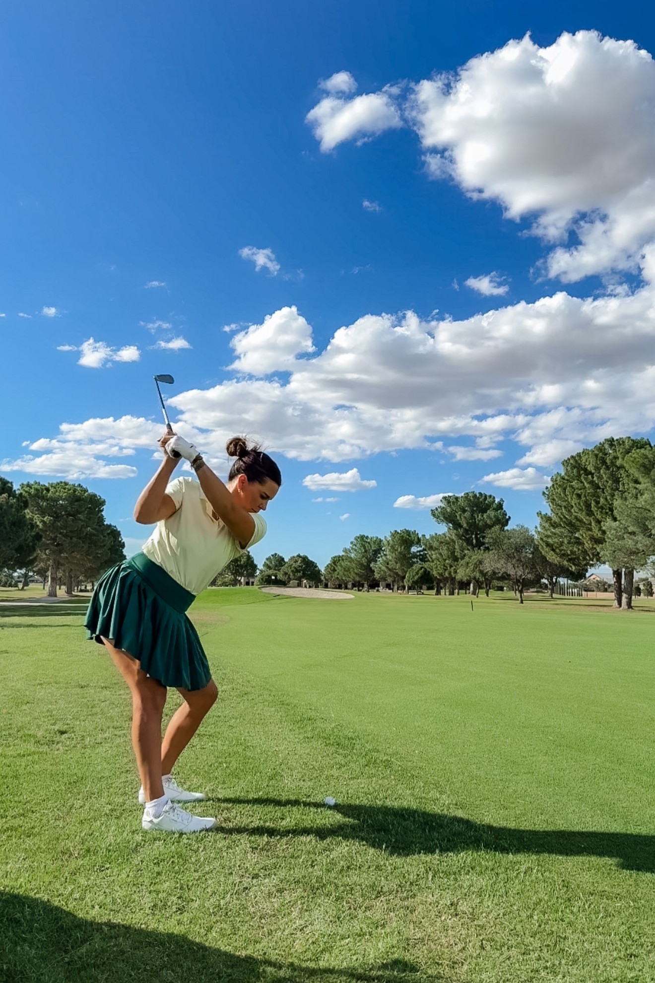 Today’s golf fit. 
Wearing a large in both

#LTKMidsize #LTKootd #LTKActive