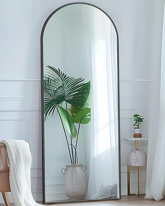 Antok Full Length Mirror, 58"x18" Floor Mirror with Stand, Hanging Mounted Mirrors for Bedroom, L... | Amazon (US)