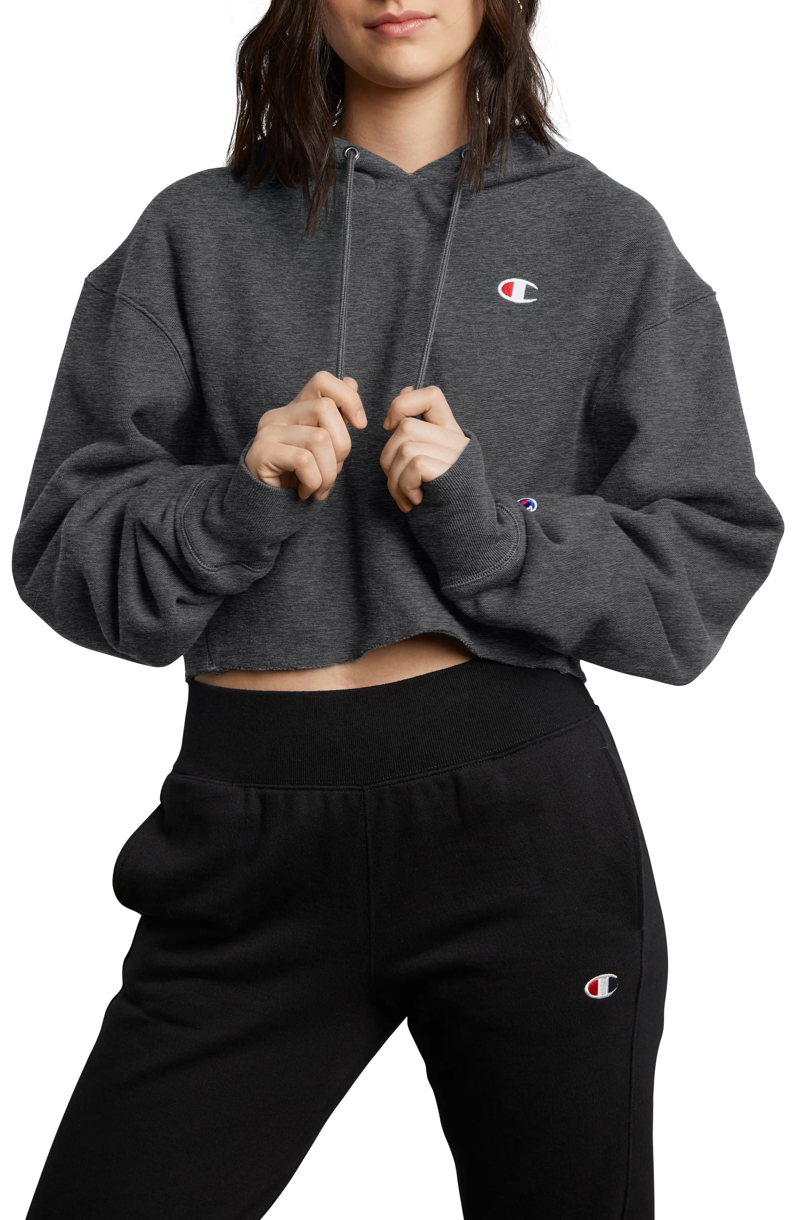 Women's Champion Reverse Weave Crop Hoodie | Nordstrom