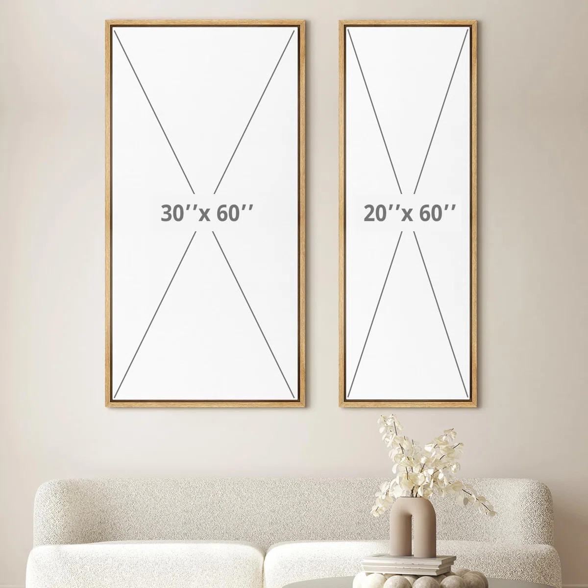 Twin Trees in Nature Illustration Modern Art | Wayfair North America