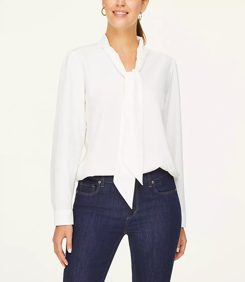 BOW BLOUSE | LOFT Outlet