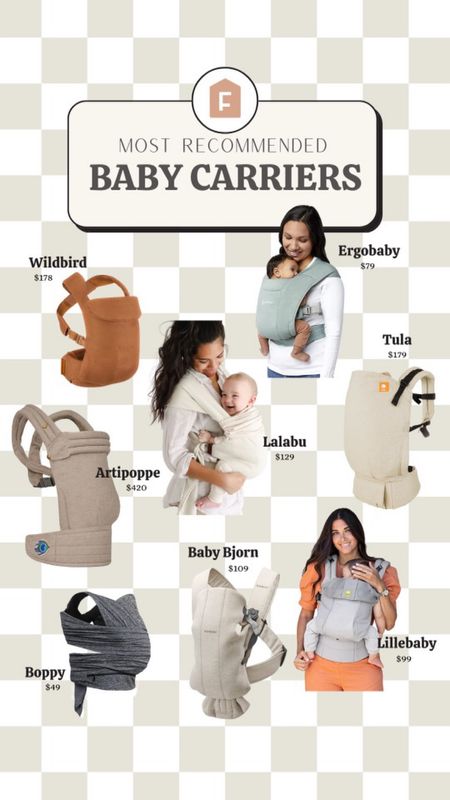 I asked for help finding a baby carrier and these were the top recommendations!