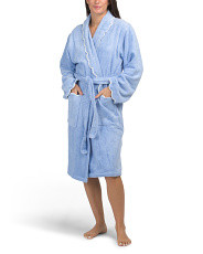 Made In Turkey Scalloped Embroidered Bathrobe | Mother's Day Gifts | Marshalls | Marshalls