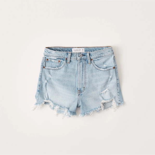 High Rise Mom Shorts | Abercrombie & Fitch (US)