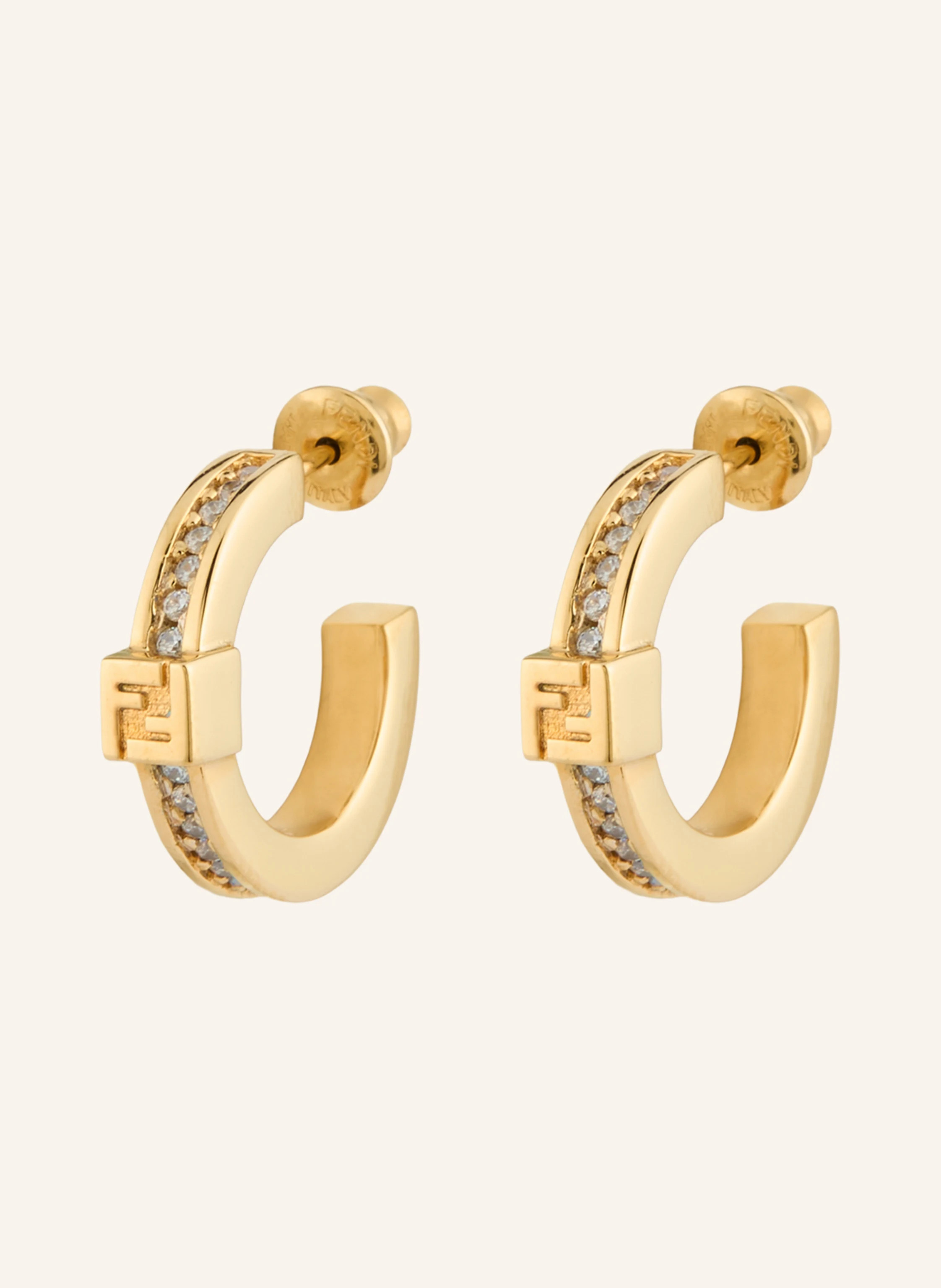 FENDI Creolen FOREVER FENDI in gold / weiss | Breuninger (DACH)
