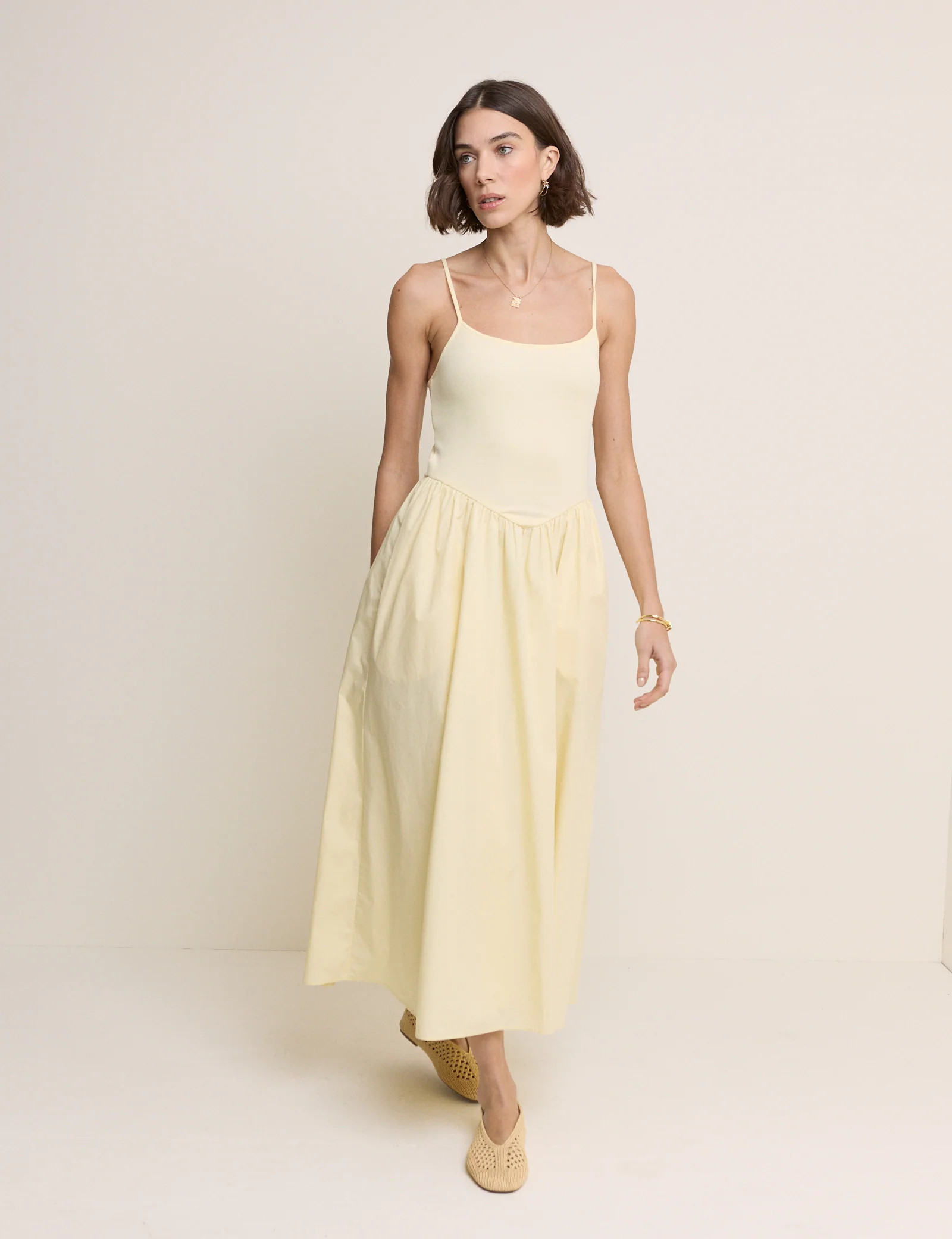 Butter Yellow Madelyn Midi Dress | Nobody's Child