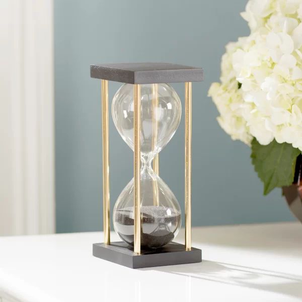 Harold Hand-crafted MDF Hourglass in Stand | Wayfair North America