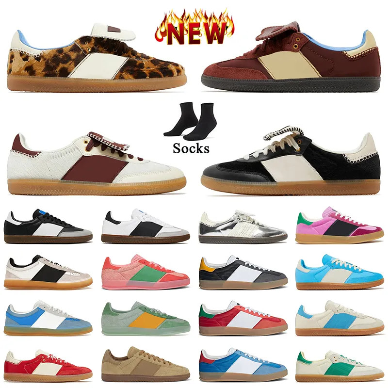 Top Fashion Pony Leopard Print Designer Casual Shoes Nylon Brown Metallic Silver Flat Trainers Wo... | DHGate