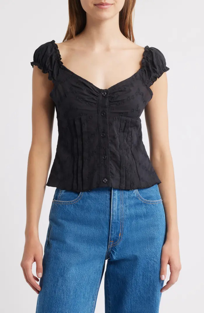 Embroidered Crop Top | Nordstrom