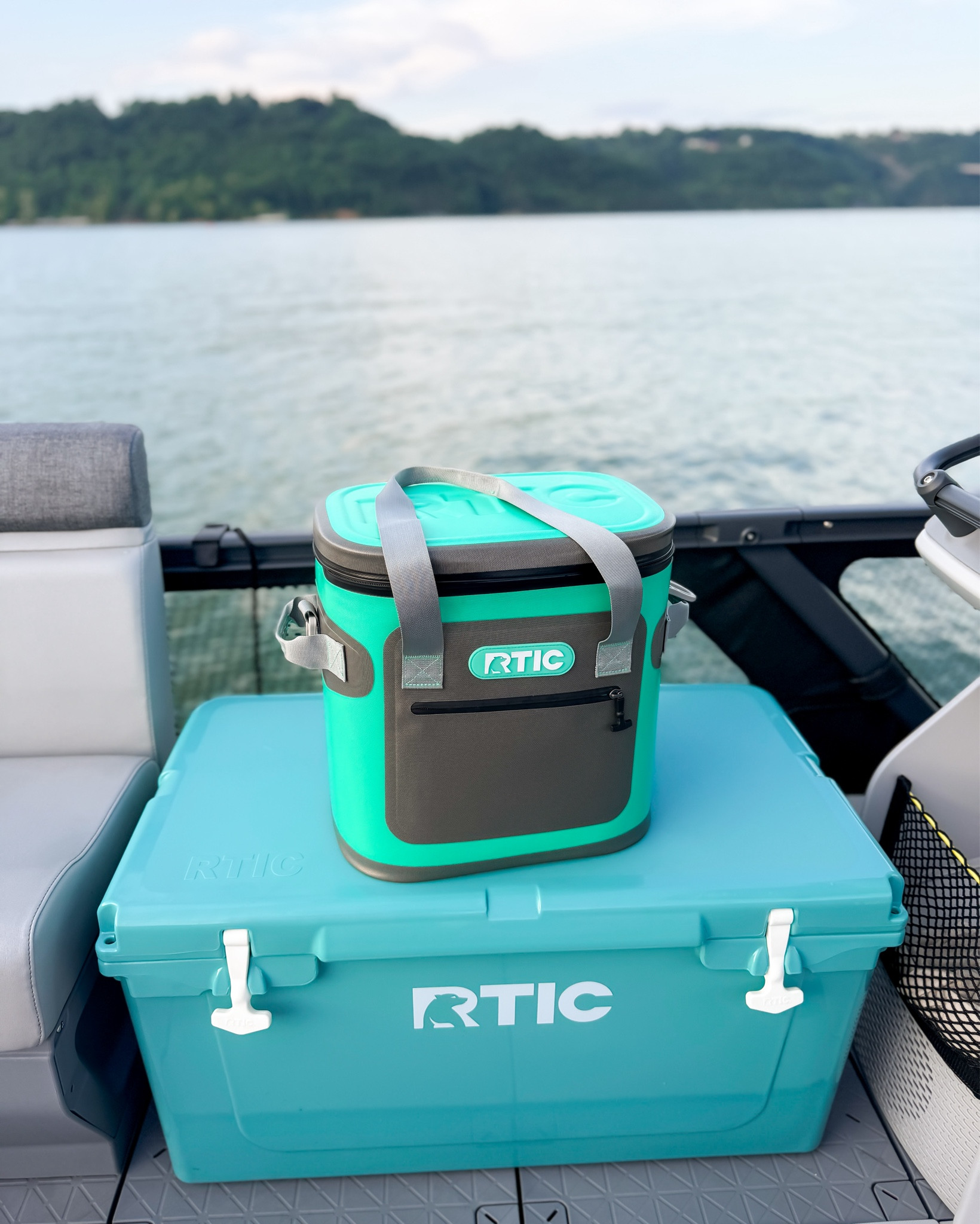 Lake Days are the best days. We got these @rtic coolers last year and love them so much. A little less expensive than some other brands and keep the ice/all of our food and drinks cool all day. We bought the divider for the big one so we can have adult drinks on one side and non alcoholic on the other. Or drinks and food separate. For this trip, we had our chips and snacks in the soft bag. Still hard enough to protect them and keep from melting. 

Our soft ice chest is a 20 can.
Hard ice chest 65 qt.

#LTKTravel #LTKFamily #LTKSeasonal