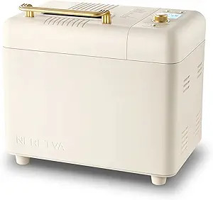 Neretva Bread Machine, 2.2LB 15-in-1 Bread Maker, Dual Heater Breadmaker Machine with Auto Nut Di... | Amazon (US)