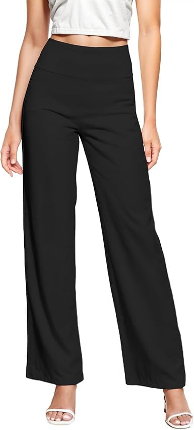 Hybrid & Company Women‘s Super Comfy Millennium Wide Leg Pants | Amazon (US)