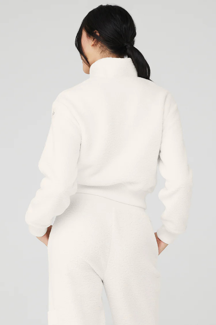 Micro Sherpa Destiny Jacket - Ivory | Alo Yoga (US)