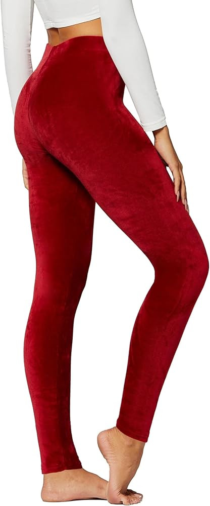 Conceited Luxe Leggings – Velvet or Vegan Leather (Plus Size Available) | Amazon (US)