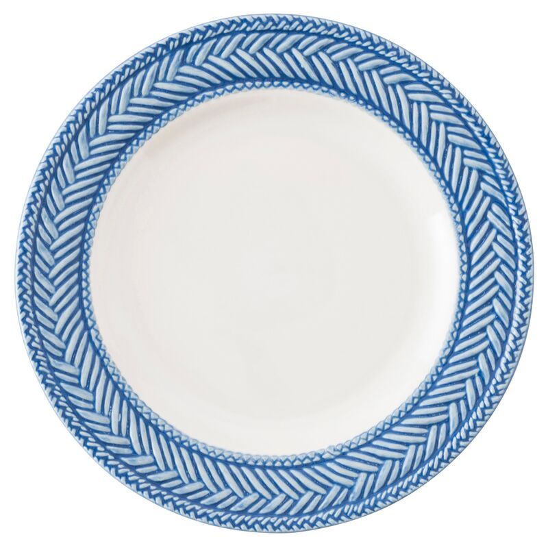 Le Panier Cocktail Plate, Delft Blue/White | One Kings Lane