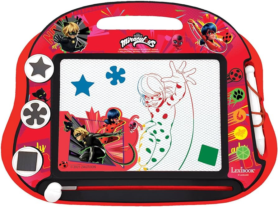 LEXiBOOK, Miraculous Ladybug Cat Noir, Multicolor Magic Magnetic Drawing Board, Artistic Creative... | Amazon (US)