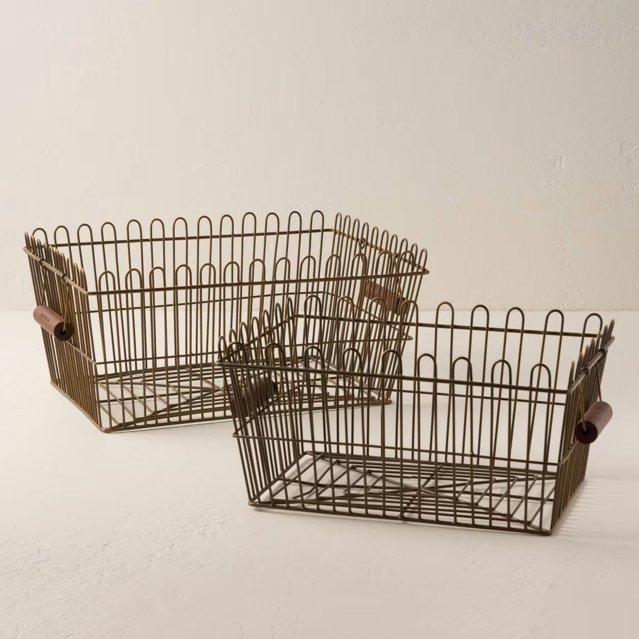 Vintage Inspired Wire Locker Basket | Magnolia