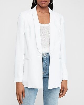 Shawl Collar Boyfriend Blazer | Express