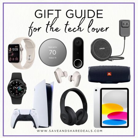 Gift guide for the tech lover! Love these finds including a JBL Speaker, iPad, headphones, Apple Watch, PS5, and more!

Walmart finds, Walmart electronics, Walmart tech, gift guide, tech gift ideas, electronic gift ideas, gifts for him, gifts for her 

#LTKstyletip #LTKGiftGuide